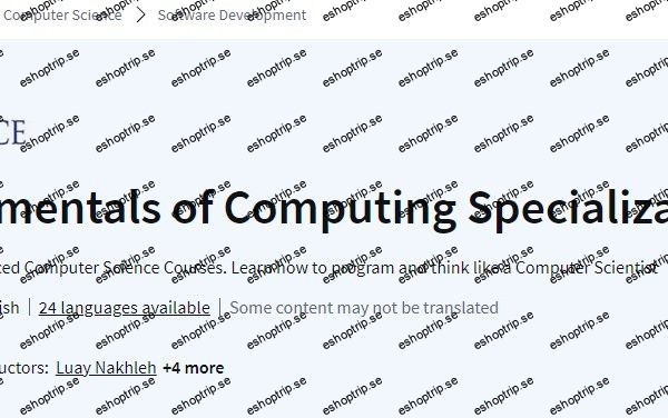 Coursera Fundamentals of Computing Specialization