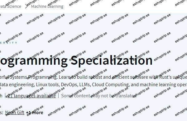 Coursera Rust Programming Specialization