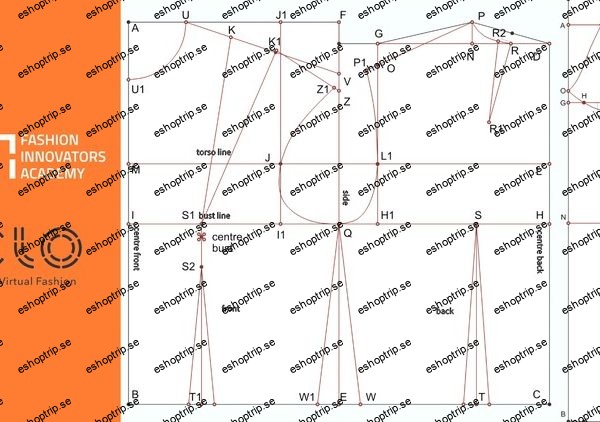 Pattern Drafting with CLO3D Basic Fitted Bodice and Sleeve