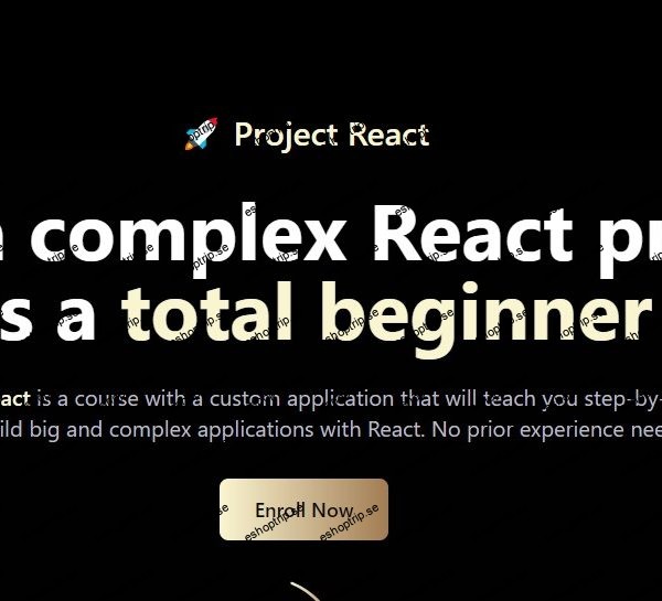 Project React Build a complex React project as a total beginner