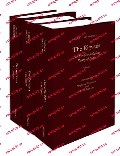 The Rigveda The Earliest Religious Poetry of India (3 Volume Set)