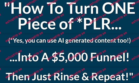 Tony Shepherd $5K PLR & AI Strategy