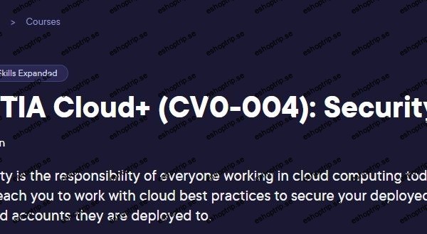 CompTIA Cloud+ (CV0 004) Security