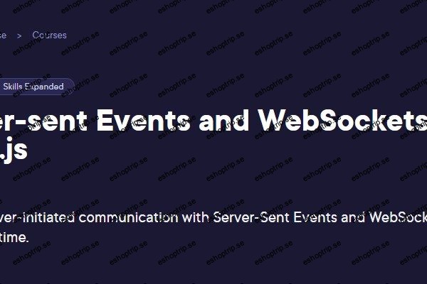 Server sent Events and WebSockets in Node.js