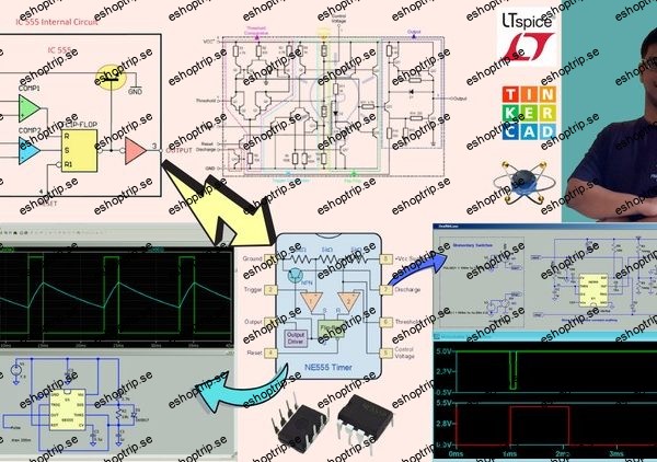 555 Timer IC Hands On Circuit Design & Simulation in LTSpice