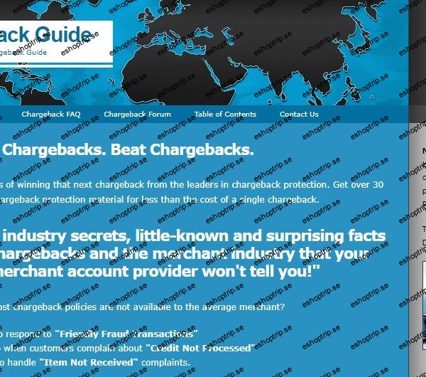 Chargeback Guide The Official Global Chargeback Guide