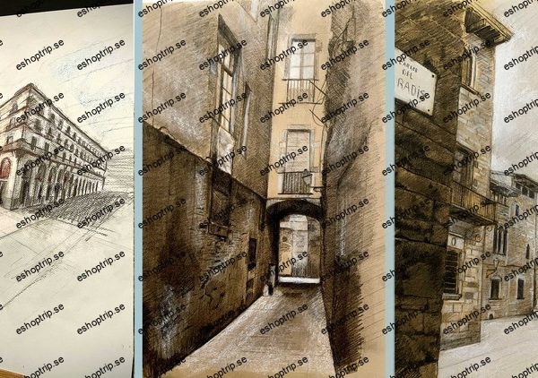 Drawing and Sketching Vol 3 Capturing Ancient Urban Spaces