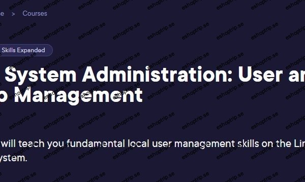 Linux System Administration User and Group Management