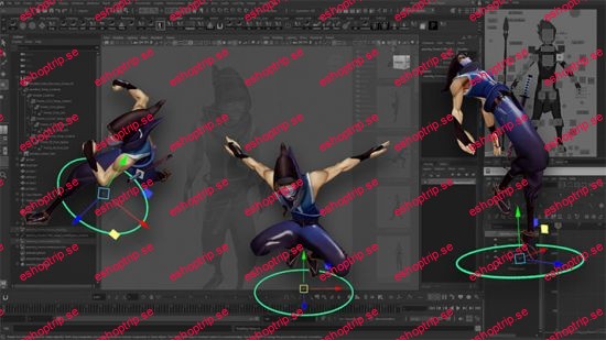 Mastering Body Mechanics in Maya Animating Characters Using Master Control