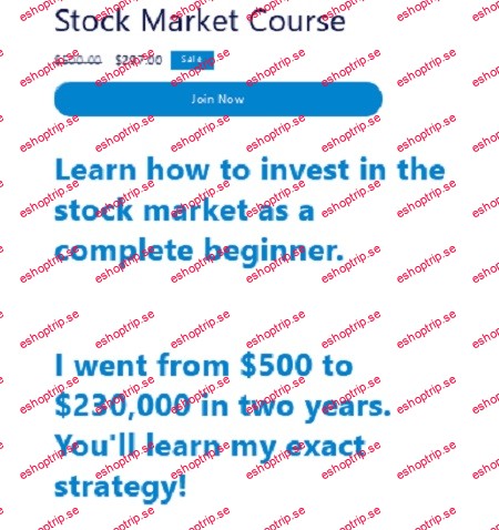 Sara Finance Stock Market Course